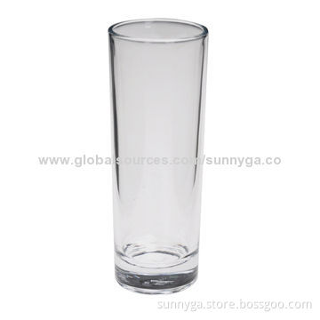 Glass Tumbler with Pattern Decorated, Logo Engraved, 281mL Capacity